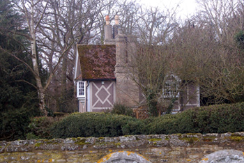 Saint Marys Cottage from the churchyard March 2011
